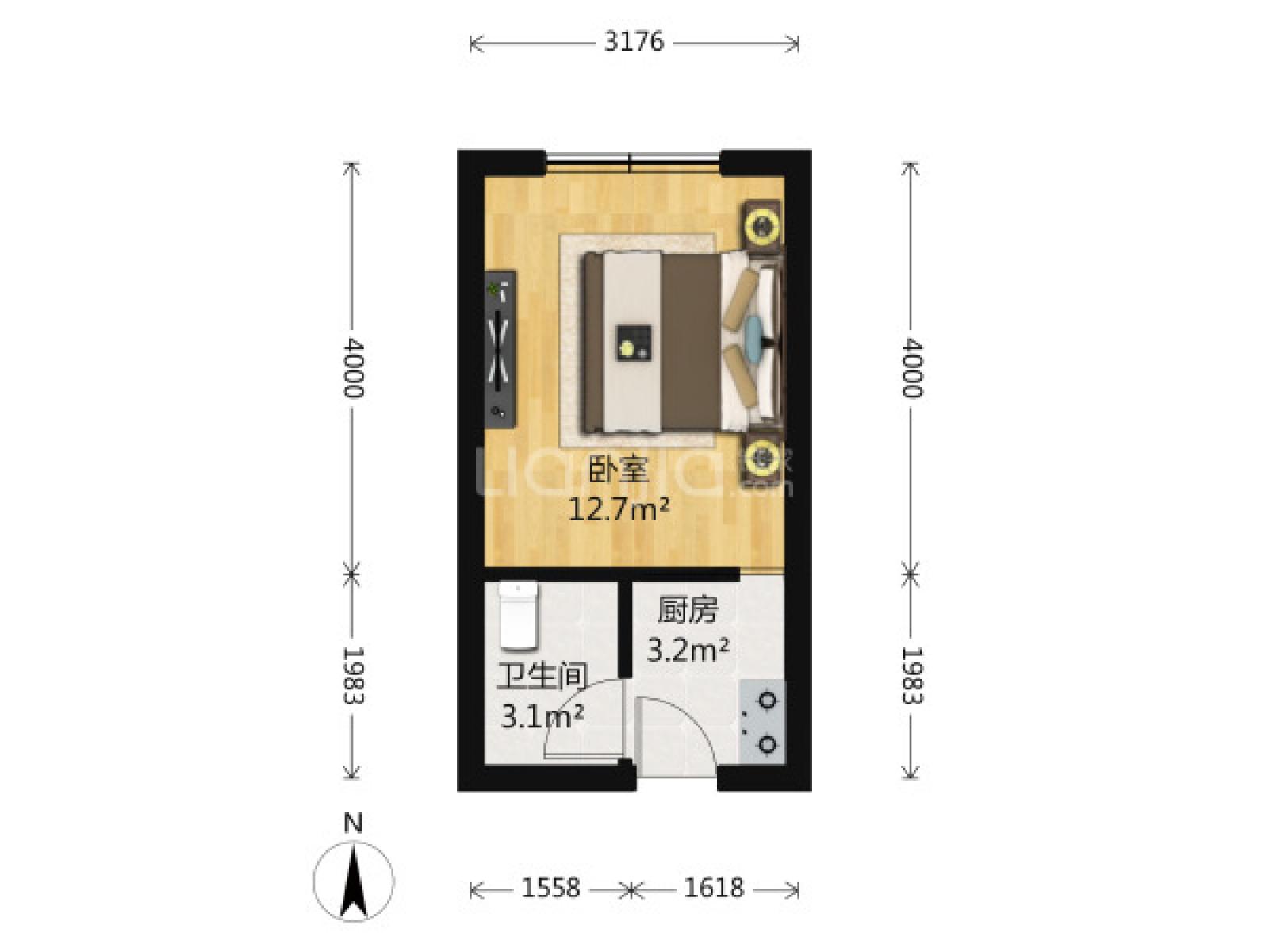 将军大道 托乐嘉单身公寓 配套成熟 临s1翠屏山站
