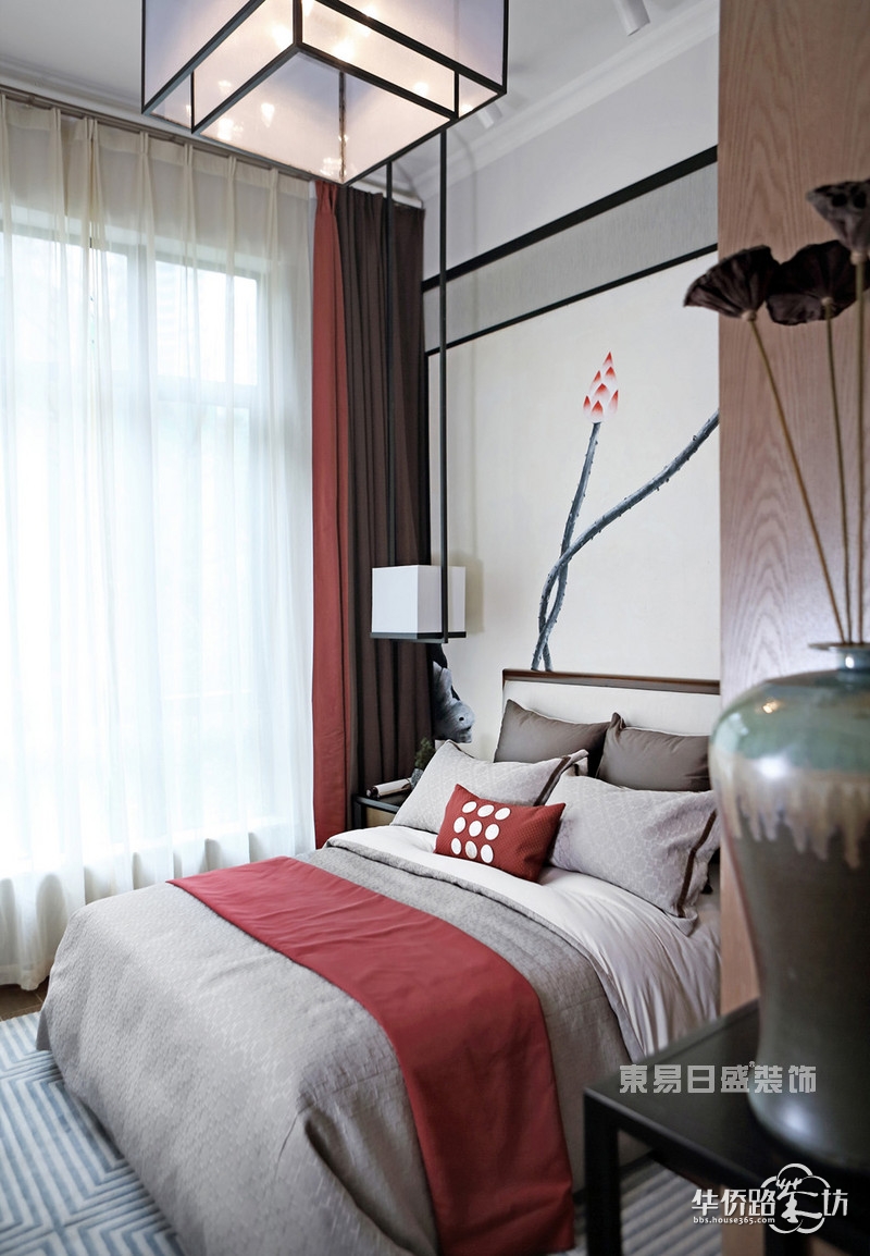 【东易日盛作品】200平大平层现代中式风格装修设计 让人一眼就爱上